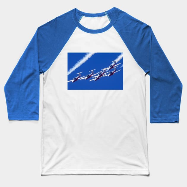 Canadian Forces Snowbirds Baseball T-Shirt by acefox1